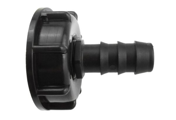 Ibc 2” s60x6 cap with straight 16mm barb – heavy duty pipe & hose fitting uk ibc tanks fittings free shipping 5