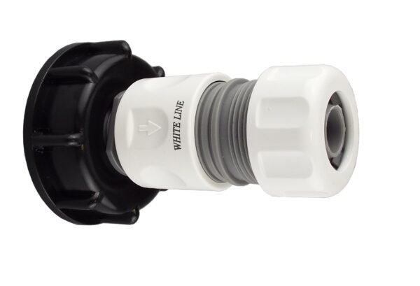 Ibc 2” s60x6 cap with max flo hose connectors set – heavy duty pipe & hose fitting uk ibc tanks fittings free shipping 7