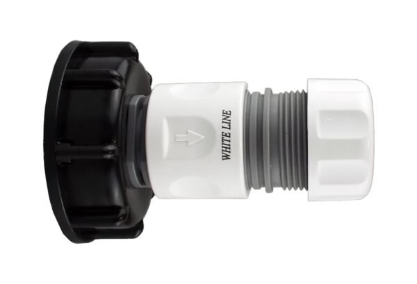 Ibc 2” s60x6 cap with max flo hose connectors set – heavy duty pipe & hose fitting uk ibc tanks fittings free shipping 9