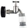 Ibc 2 inch s60x6 cap with bib tap and max flo hose connectors – home diy accessory uk ibc kits free shipping 2