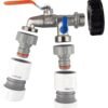 Ibc 2 inch s60x6 cap with double lever tap and max flo hose – home diy accessory uk ibc kits free shipping 15