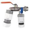 IBC 2” S60X6 Cap with Double Lever Tap, 1 x Max Flo Outlet