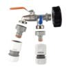 IBC 2” S60X6 Cap with Double Lever Tap, 1 x Max Flo Outlet
