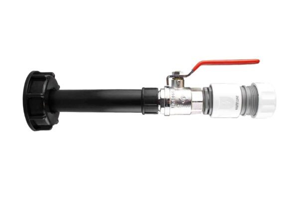 Ibc 2” s60x6 cap with water filter, lever valve and max flo – home diy accessory uk ibc kits free shipping 16