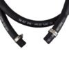 Fuel gun with 3/4″ rubber hose & tank adaptor set ibc tanks fittings free shipping