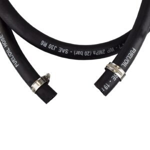 Fuel Gun with 3/4" Rubber Hose & Tank Adaptor Set