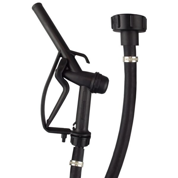 Fuel Gun with 1" Rubber Hose & Tank Adaptor Set