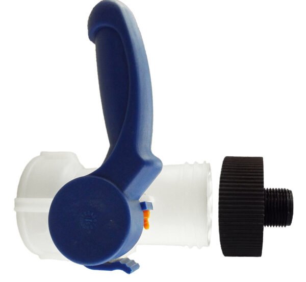 Ibc 2” s60x6 valve with s60x6 – 1” bsp threaded fitting – heavy duty pipe & hose fitting uk ibc tanks fittings free shipping 5