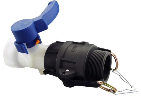 IBC 2” S60X6 Valve with IBC S60X6 – 2” Camlock Fitting and Camlock Fittings Free Shipping 23