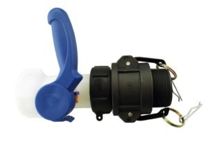 IBC 2” S60X6 Valve with IBC S60X6 – 2” Camlock Fitting and Camlock Fittings Free Shipping