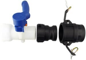 IBC 2” S60X6 Valve with IBC S60X6 – 1” Camlock Fitting 1” – Heavy Duty Pipe & Hose Fitting UK IBC Tanks Fittings Free Shipping