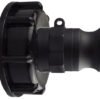 Ibc 2” s60x6 cap with ¾” type f camlock – heavy duty pipe & hose fitting uk camlock fittings free shipping