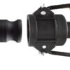 Ibc 2” s60x6 cap with ¾” type f and c camlock fittings – heavy duty pipe & hose fitting uk ibc tanks fittings free shipping 21