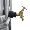 Ibc 2” s60x6 – 1/2″ bspf extender adaptor with brass bib tap – heavy duty pipe & hose fitting uk ibc tanks fittings free shipping 25