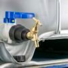 Ibc 2” s60x6 – 1/2″ bspf extender adaptor with brass bib tap – heavy duty pipe & hose fitting uk ibc tanks fittings free shipping 29