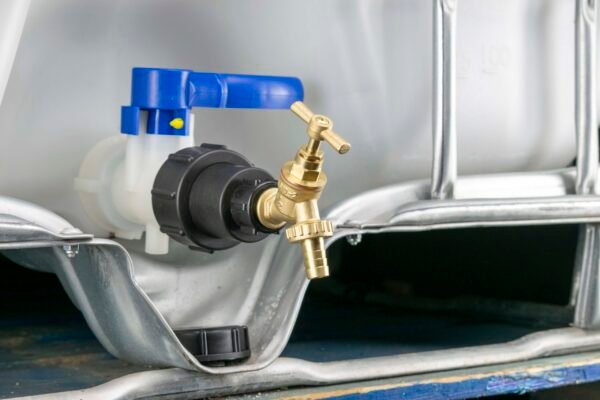 Ibc 2” s60x6 – 1/2″ bspf extender adaptor with brass bib tap – heavy duty pipe & hose fitting uk ibc tanks fittings free shipping 11