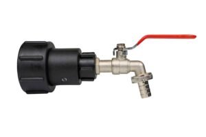 IBC 2” S60X6 – 1/2″ BSPF Extender Adaptor with Lever Tap ½” – Heavy Duty Pipe & Hose Fitting UK IBC Tanks Fittings Free Shipping