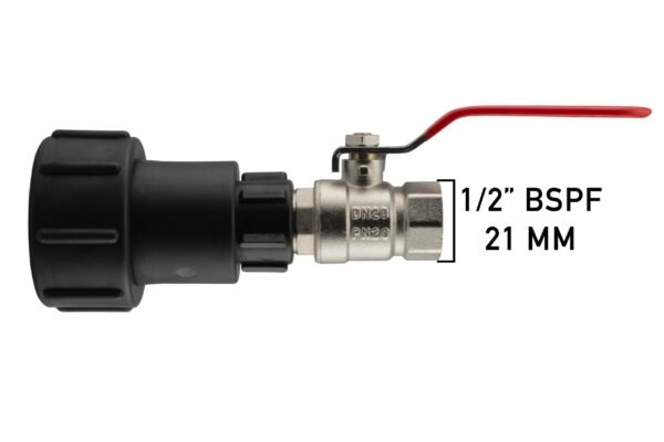 Ibc 2” s60x6 – 1/2″ bspf extender adaptor with ½” bspm-f – heavy duty pipe & hose fitting uk ibc tanks fittings free shipping 7
