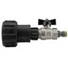 Ibc 2” s60x6 – 3/4″ bspf extender adaptor with butterfly – heavy duty pipe & hose fitting uk ibc tanks fittings free shipping 25