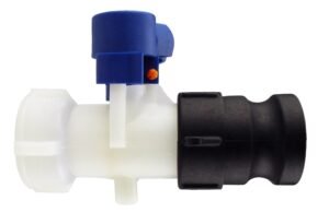 IBC 3” – S60X6M Valve with S60X6 – 2” Camlock Fitting – Heavy Duty Pipe & Hose Fitting UK IBC Tanks Fittings Free Shipping