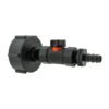 Ibc 2” s60x6 cap with in-line bspf valve and 16mm barbed – heavy duty pipe & hose fitting uk ibc tanks fittings free shipping 37