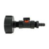 Ibc 2” s60x6 cap with in-line bspf valve and 16mm barbed – heavy duty pipe & hose fitting uk ibc tanks fittings free shipping 39