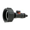 Ibc 2” s60x6 cap with in-line bspf valve and 16mm barbed – heavy duty pipe & hose fitting uk ibc tanks fittings free shipping 41