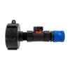 IBC 2” S60X6 Cap with In-Line BSPF Valve and ¾” BSPM Female IBC Kits Free Shipping 39