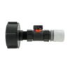 Ibc 2 inch s60x6 cap with in-line bspf valve and ¾ inch bspm female in white – home diy accessory uk ibc kits free shipping 2