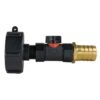 Ibc 2 inch s60x6 cap with in-line bspf valve and 25mm brass barb – home diy accessory uk ibc kits free shipping 35