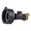 Ibc 2 inch s60x6 cap with in-line bspf valve and geka type connector ibc kits free shipping 3