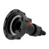 IBC 2” S60X6 Cap with In-Line BSPM Valve and 16mm Barbed