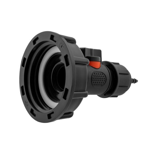 Ibc 2 inch s60x6 cap with in-line bspm valve and 4mm barb micro – home diy accessory uk ibc kits free shipping 3
