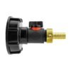 Ibc 2 inch s60x6 cap with in-line bspm valve and 13mm brass barb – home diy accessory uk ibc kits free shipping 31