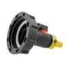 Ibc 2 inch s60x6 cap with in-line bspm valve and 13mm brass barb – home diy accessory uk ibc kits free shipping 33