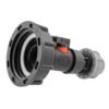 IBC 2” S60X6 Cap with In-Line BSPM Valve and MDPE Straight