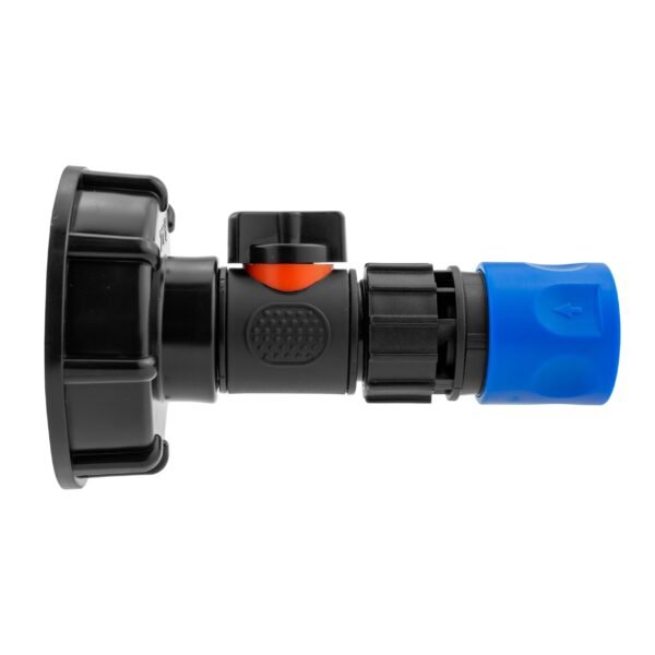 Ibc 2 inch s60x6 cap with in-line bspm valve and 3/4 inch bspf female – blue home diy accessory uk ibc kits free shipping 2