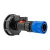 Ibc 2 inch s60x6 cap with in-line bspm valve and 3/4 inch bspf female – blue home diy accessory uk ibc kits free shipping 1