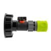 Ibc 2 inch s60x6 cap with in-line bspm valve and ¾ inch bspf female in lime – home diy accessory uk ibc kits free shipping 2