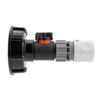 Ibc 2 inch s60x6 cap with in-line bspm valve and ¾ inch bspf female in white – home diy accessory uk ibc kits free shipping 2