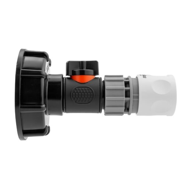 Ibc 2 inch s60x6 cap with in-line bspm valve and ¾ inch bspf female in white – home diy accessory uk ibc kits free shipping 2
