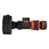 Ibc 2” s60x6 cap with bspf thread-quick connect male valve – heavy duty pipe & hose fitting uk ibc tanks fittings free shipping 51