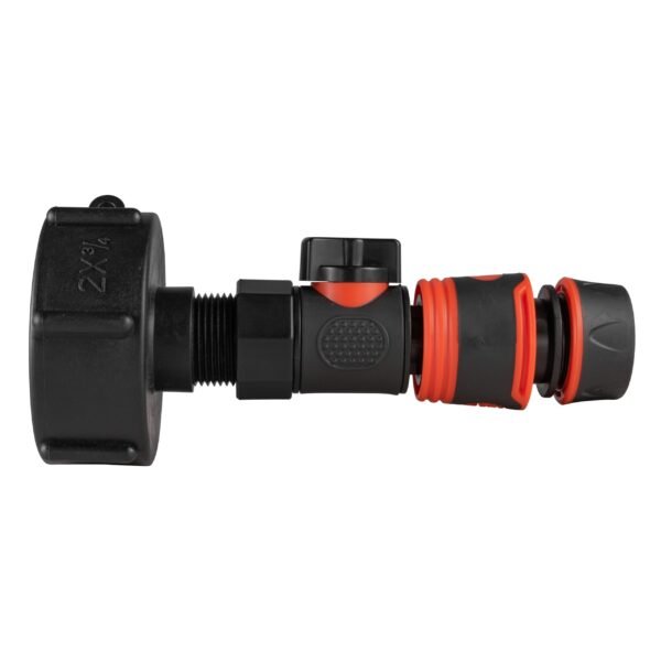 Ibc 2” s60x6 cap with bspf thread-quick connect male valve – heavy duty pipe & hose fitting uk ibc tanks fittings free shipping 7