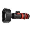 Ibc 2” s60x6 cap with bspf thread-quick connect male valve – heavy duty pipe & hose fitting uk ibc tanks fittings free shipping 53