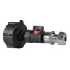 Ibc 2” s60x6 cap with bspf thread-quick connect male valve – heavy duty pipe & hose fitting uk ibc tanks fittings free shipping 43