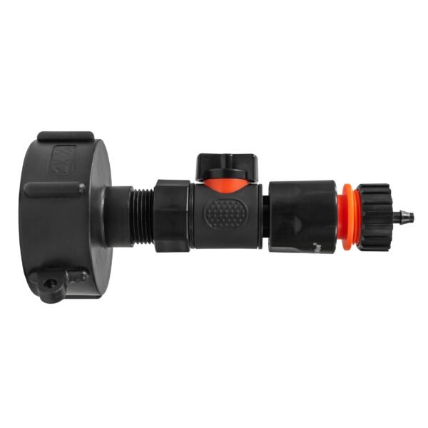 Ibc 2” s60x6 cap with bspf thread-quick connect male valve – heavy duty pipe & hose fitting uk ibc tanks fittings free shipping 5