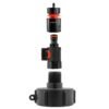 Ibc 2” s60x6 cap with bspf thread-quick connect male valve – heavy duty pipe & hose fitting uk ibc tanks fittings free shipping 51
