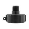 Ibc 2” s60x6 cap with bspf thread-quick connect male valve – heavy duty pipe & hose fitting uk ibc tanks fittings free shipping 59