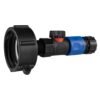 Ibc 2” s60x6 cap with bspf thread-quick connect male valve – heavy duty pipe & hose fitting uk ibc tanks fittings free shipping 45