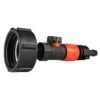 Ibc 2” s60x6 cap with bspf thread-quick connect male valve – heavy duty pipe & hose fitting uk ibc tanks fittings free shipping 45